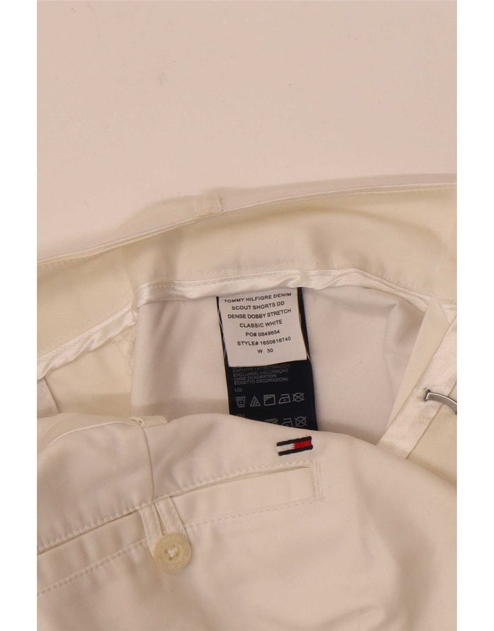 Женские шорты чинос Tommy Hilfiger W30, средний белый хлопок, хлопок