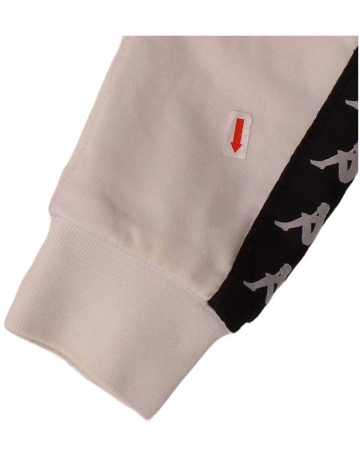 KAPPA Спортивный костюм с графическим рисунком для девочек, верхняя куртка, 11–12 лет, маленький белый