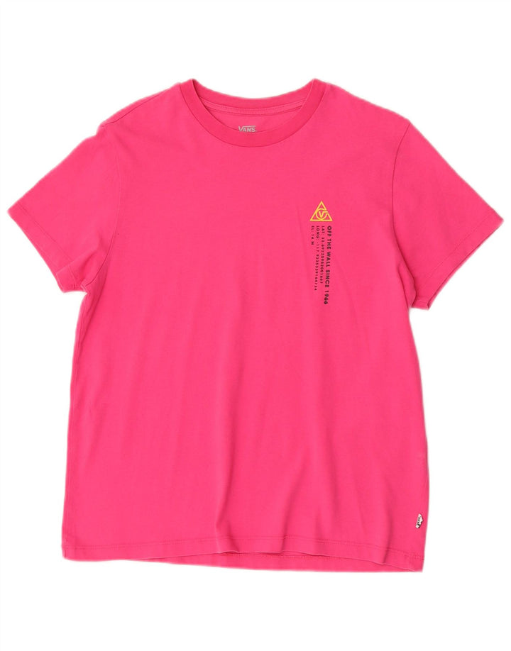 Женская футболка с рисунком Vans Top UK 14 Medium Pink