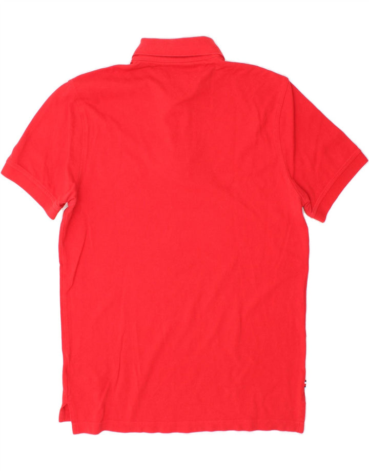 TOMMY HILFIGER Mens Polo Shirt Large Red Cotton Vintage Tommy Hilfiger and Second-Hand Tommy Hilfiger from Messina Hembry 
