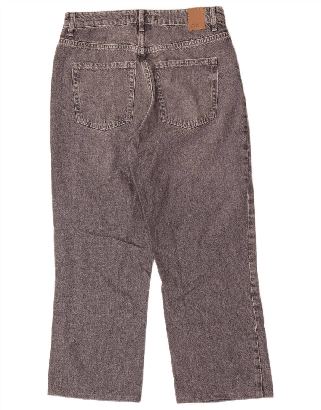 Женские укороченные джинсы Zara EU 40 Medium W30 L25 Серый хлопок