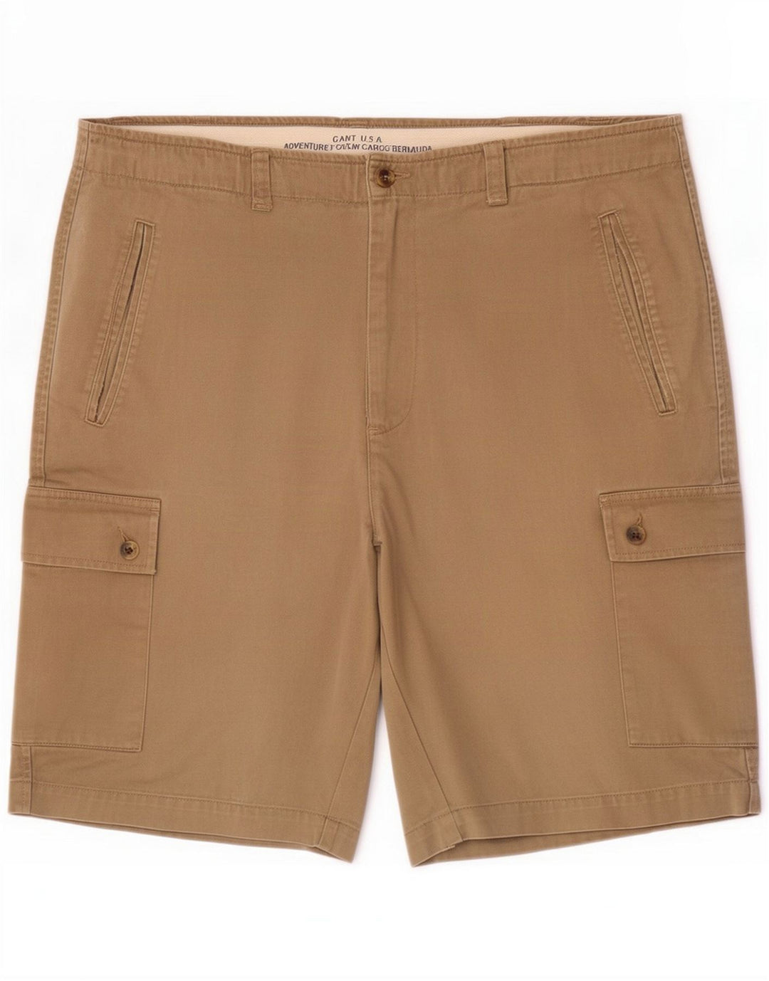 Gant Мужские шорты-карго, большие W36, бежевый хлопок
