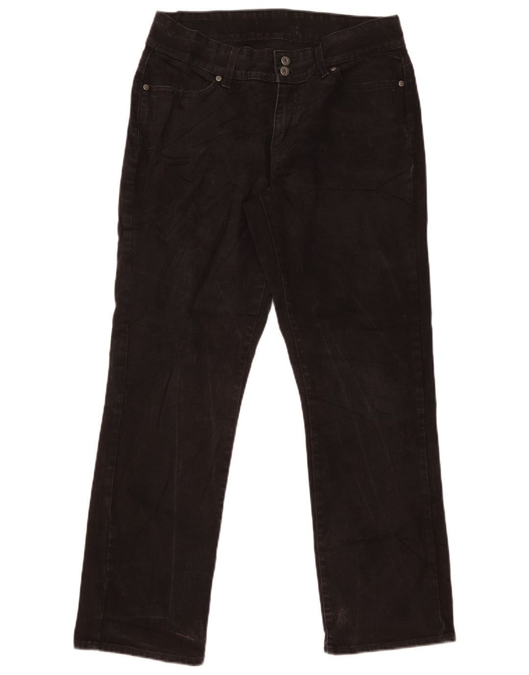 Женские прямые джинсы Levi's США 14, большие W32 L30, черные