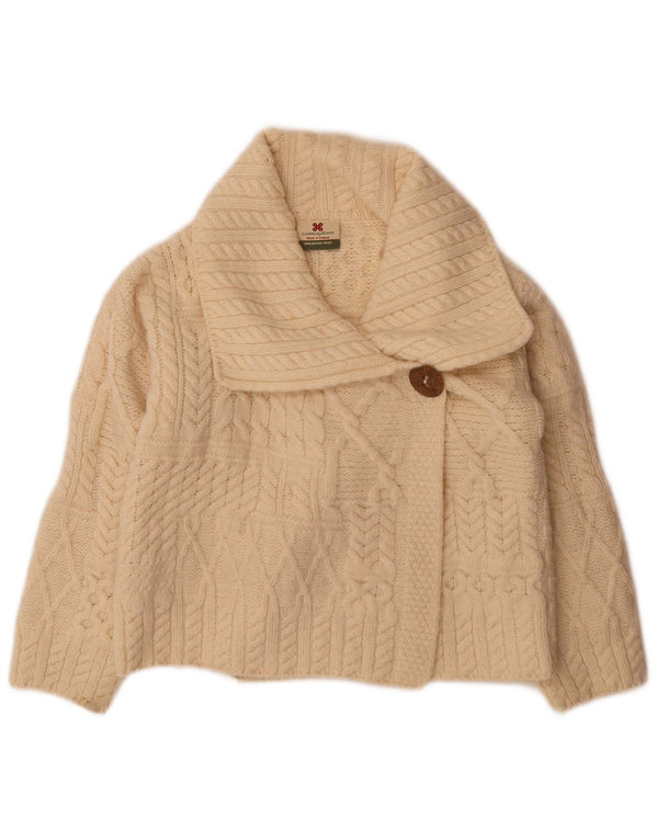 Женский кардиган свободного кроя Carraig Donn UK 4 XS Off White