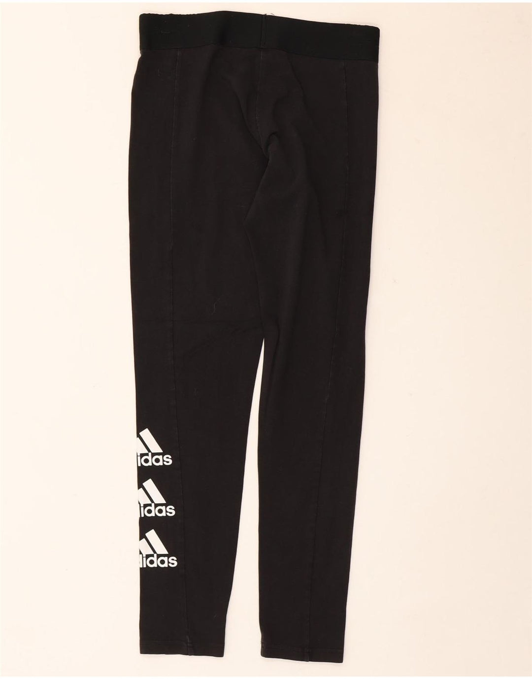 Женские леггинсы с рисунком Adidas UK 12/14, средние, черные