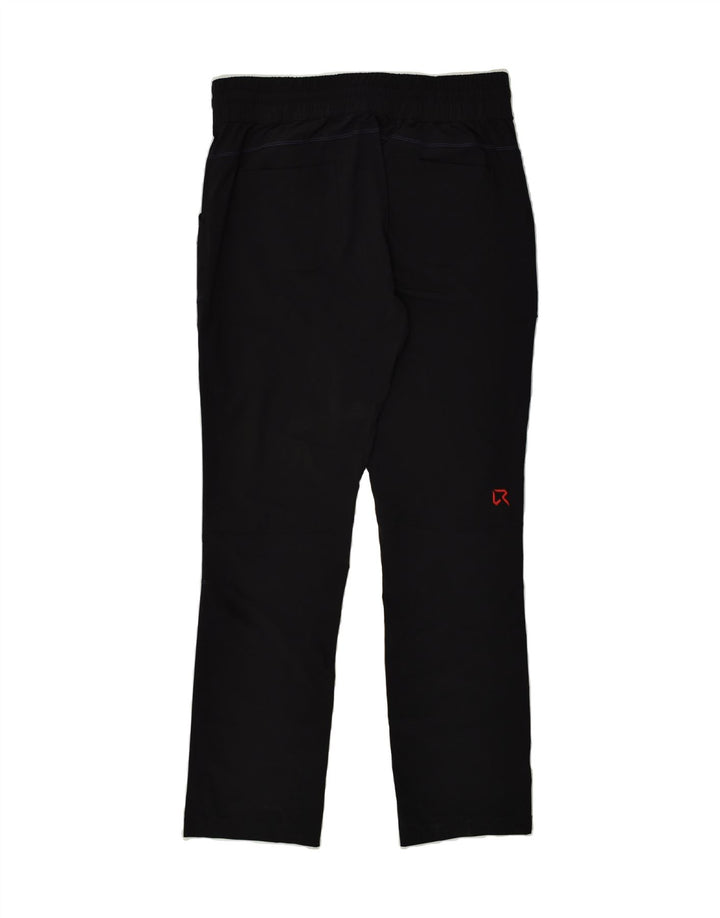 VINTAGE Womens Tracksuit Trousers UK 18 XL Black Polyamide | Vintage Vintage | Thrift | Second-Hand Vintage | Used Clothing | Messina Hembry 