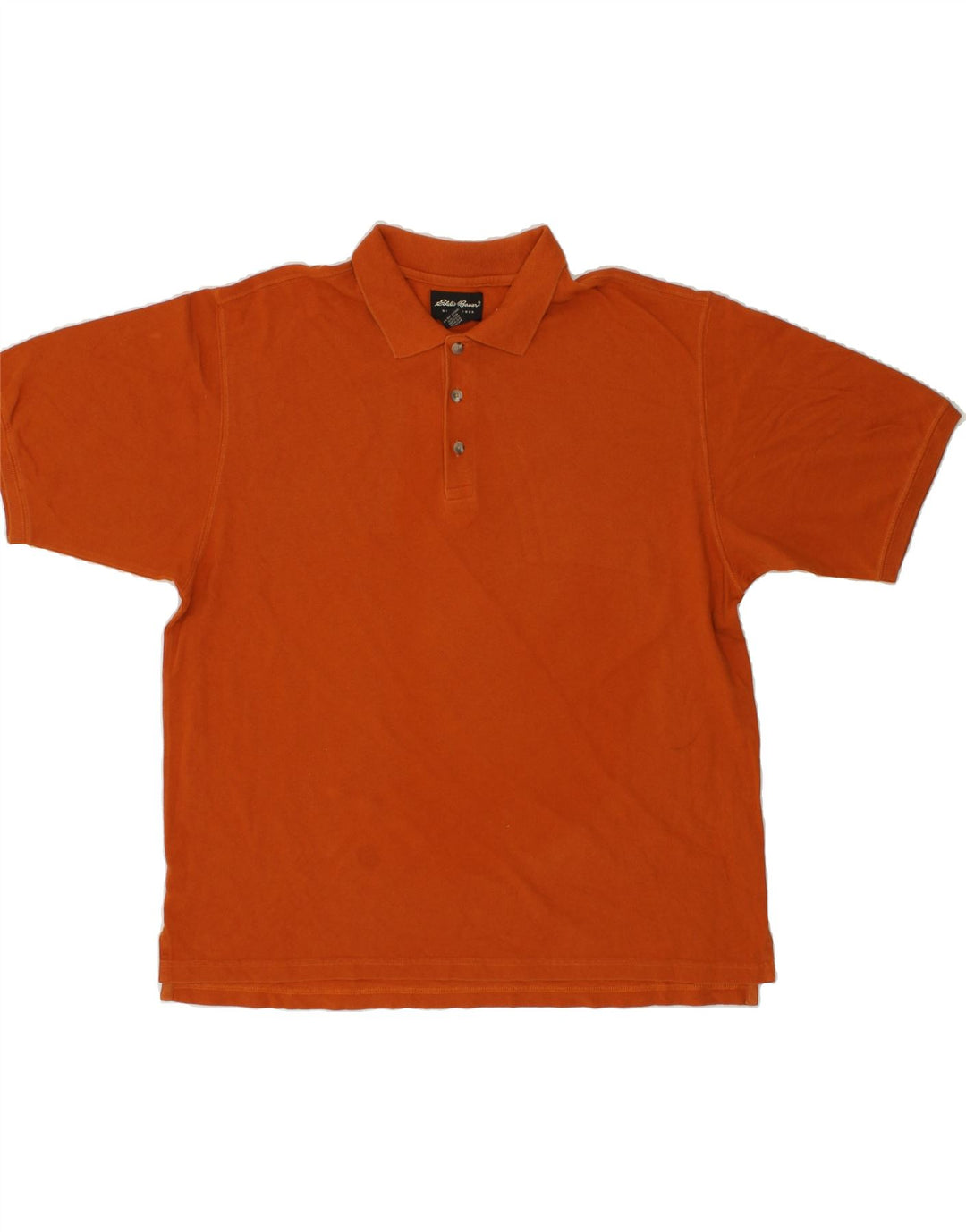 EDDIE BAUER Mens Polo Shirt XL Orange Cotton Vintage Eddie Bauer and Second-Hand Eddie Bauer from Messina Hembry 