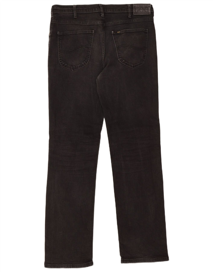 Женские прямые джинсы Lee Brooklyn W36 L34, черный хлопок