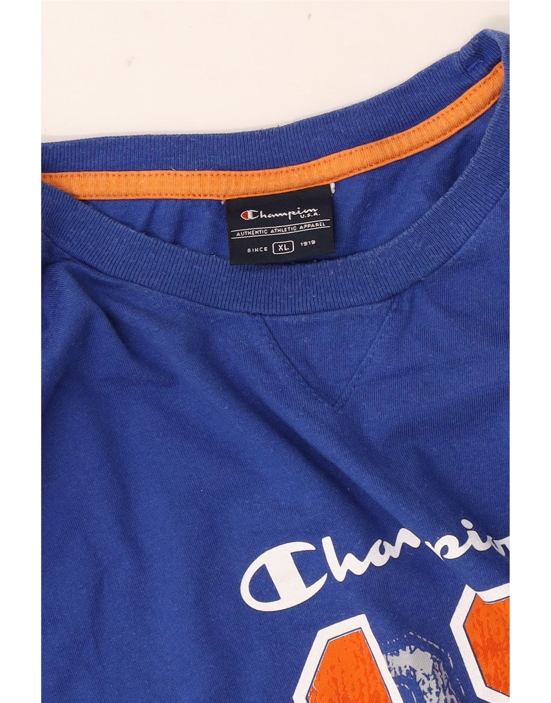 Мужская футболка с рисунком Champion Top XL, синяя