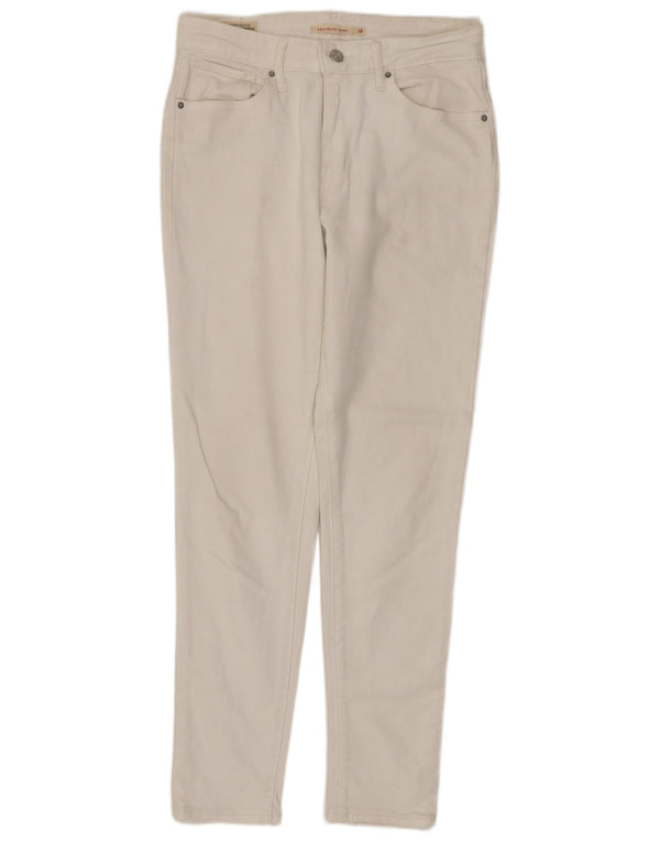 Женские джинсы скинни LEVI'S 721 с высокой посадкой W28 L27, белый хлопок