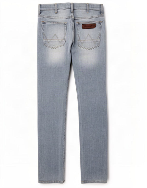 Джинсы Wrangler Greensboro Slim Straight W33 L34 синие, хлопок