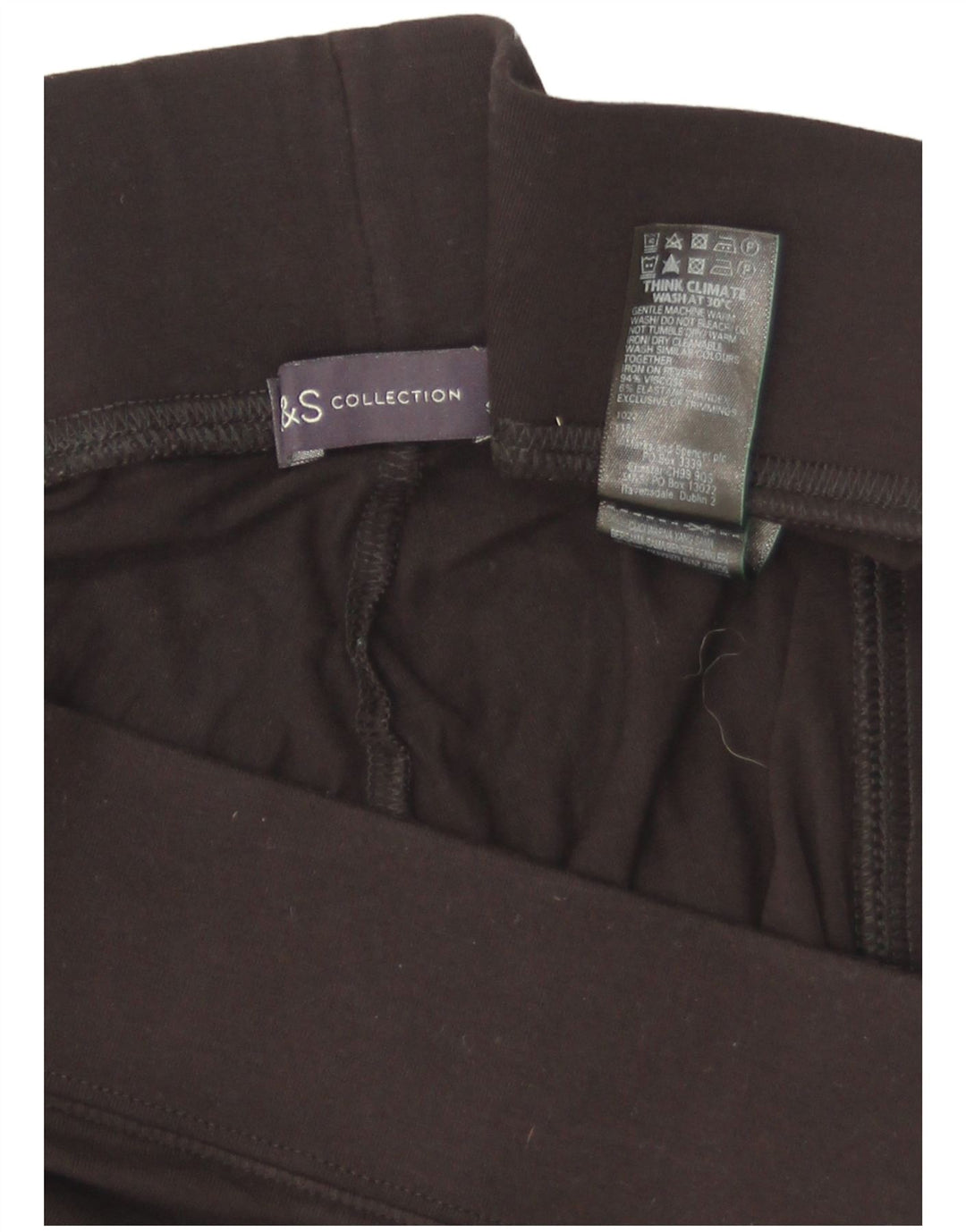 Женские капри Marks & Spencer UK 18 XL, черные вискозы