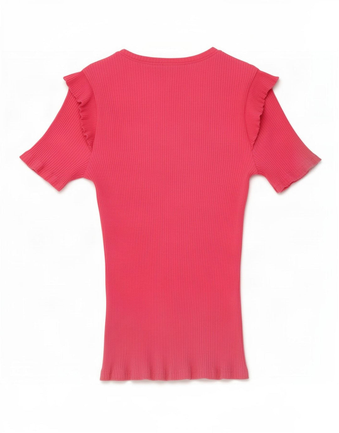 Женская футболка Zara Top UK 12, средний розовый