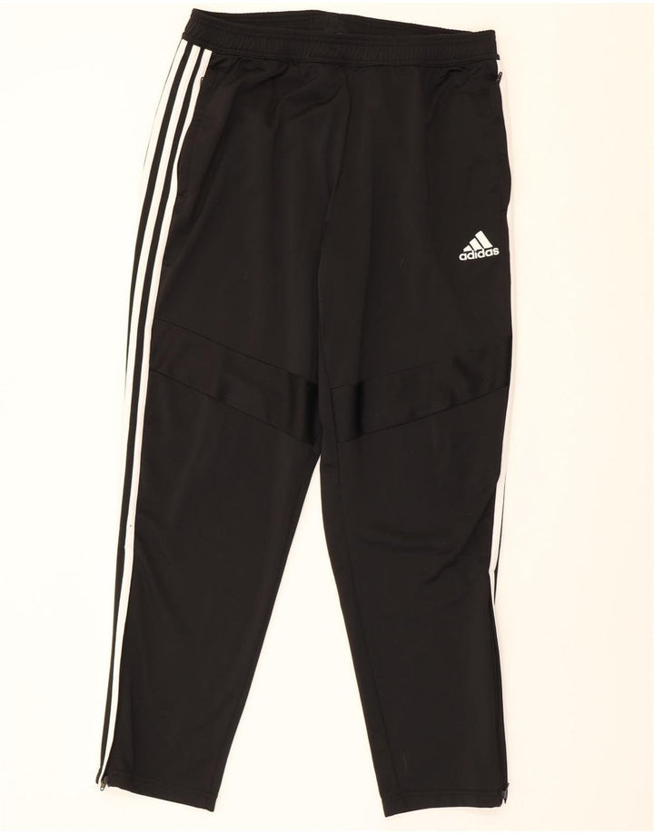 ADIDAS Mens Tracksuit Trousers Large  Black Polyester Vintage Adidas and Second-Hand Adidas from Messina Hembry 