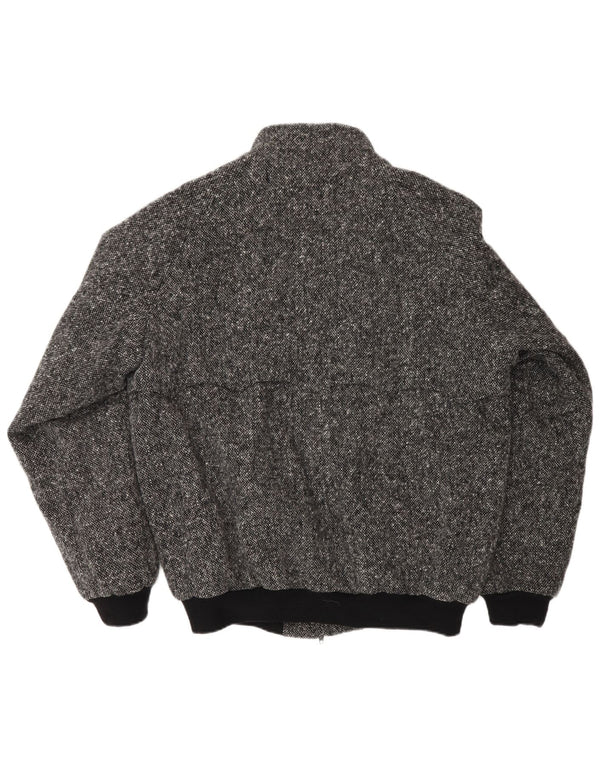 Мужская куртка-бомбер Baracuta UK 42 XL Серая в крапинку Классическая