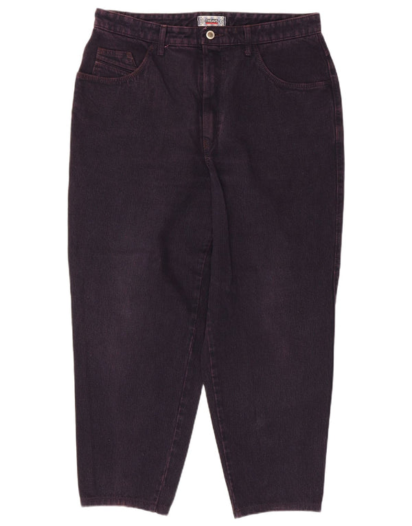 ВИНТАЖНЫЕ женские зауженные джинсы W34 L27 Фиолетовые