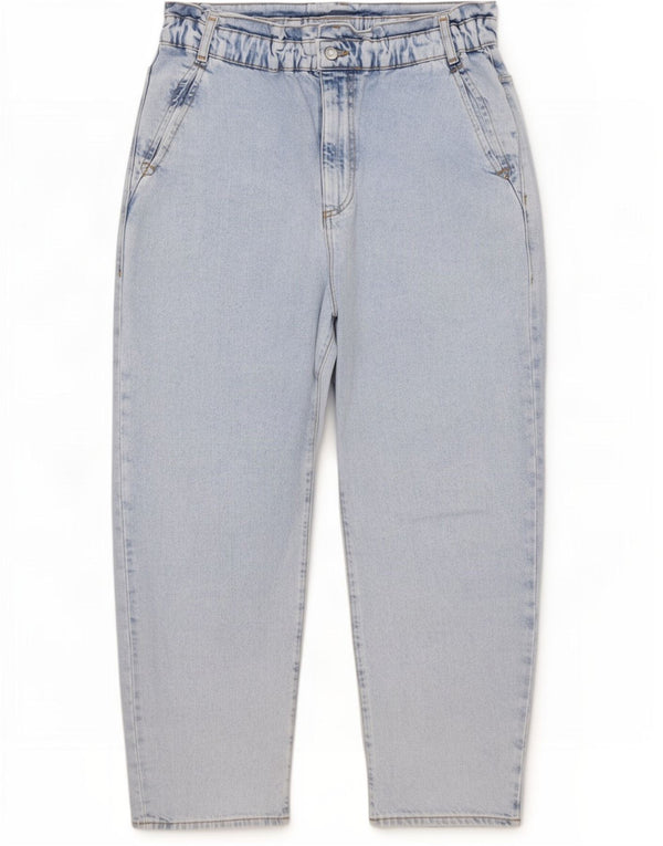 Женские зауженные джинсы Zara с высокой посадкой EU 44 XL W34 L26 белые