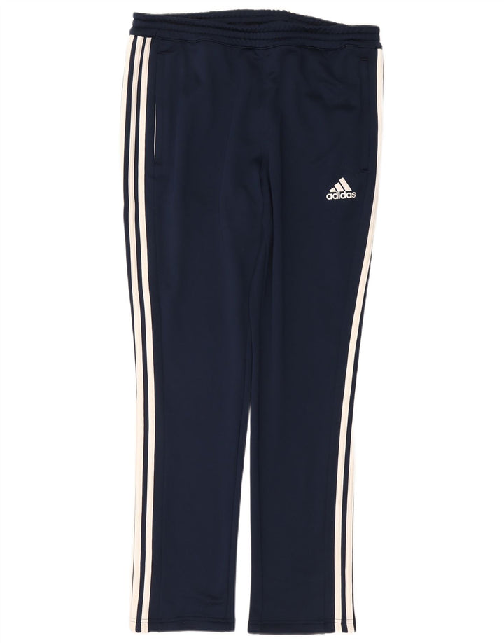 Мужские спортивные брюки ADIDAS, большие темно-синие, полиэстер