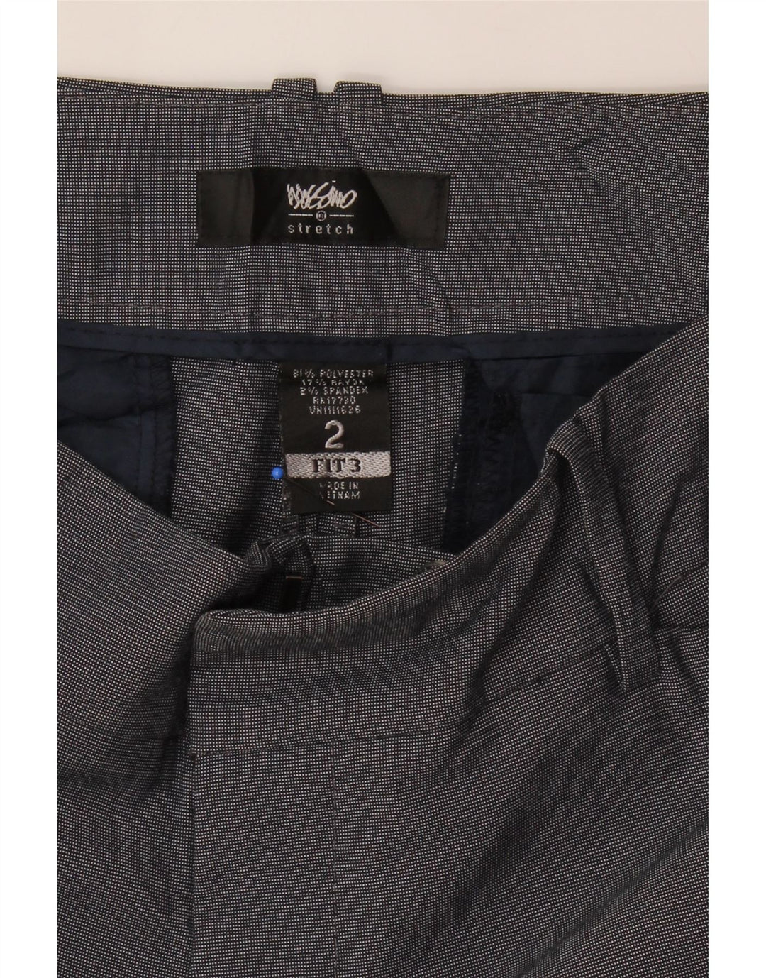 MOSSIMO Womens Straight Casual Trousers US 2 XS W32 L31 Grey Polyester Vintage Mossimo and Second-Hand Mossimo from Messina Hembry 