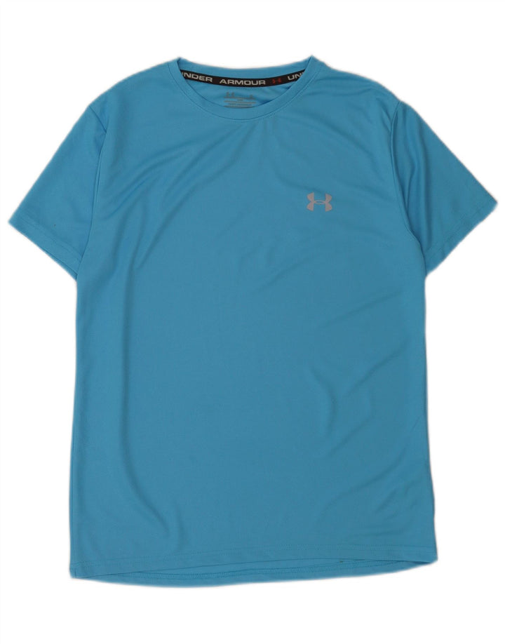 Мужская футболка Under Armour, маленький синий хлопок