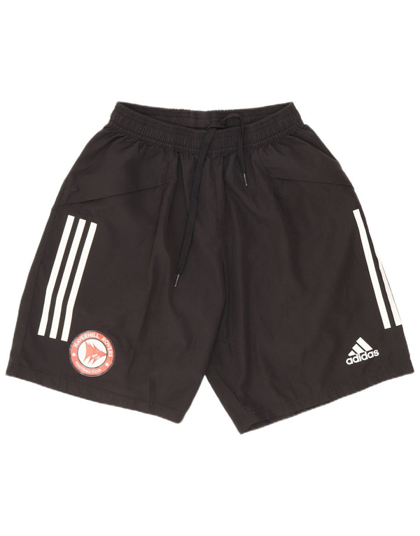 Adidas Mens Хаверхилл Роверс ФК. Спортивные шорты среднего размера, черные спортивные