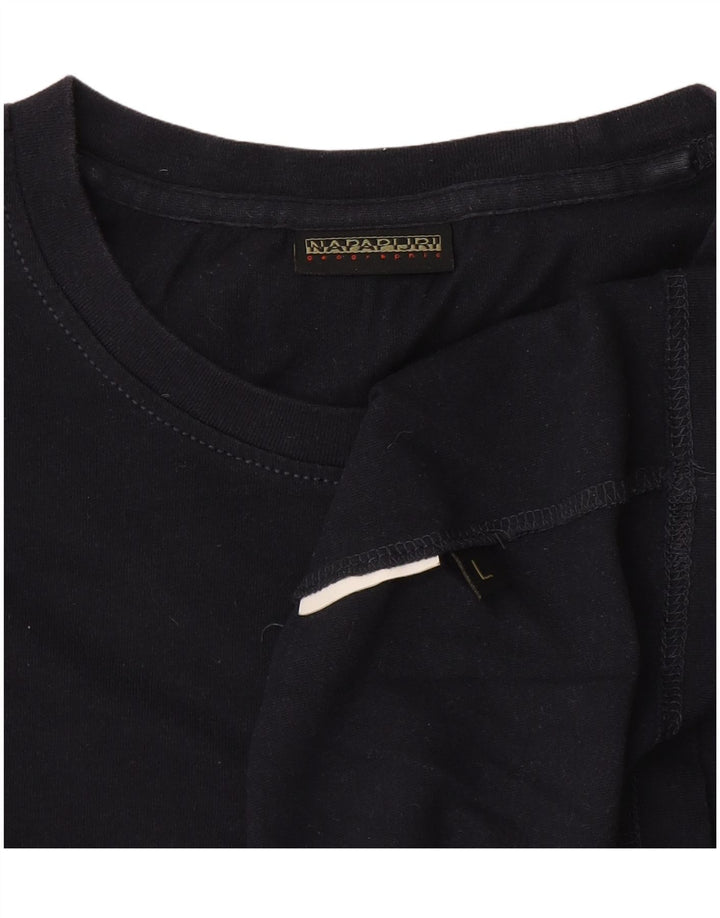 Мужской топ Napapijri с длинным рукавом, большой, темно-синий