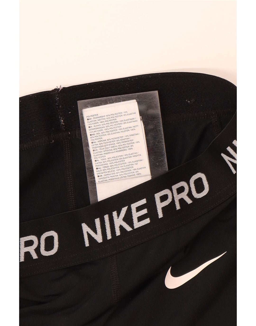 Спортивные брюки NIKE для девочек с графическим рисунком, 7–8 лет, черный полиэстер