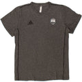 ADIDAS Mens Graphic T-Shirt Top Small Grey Cotton Vintage Adidas and Second-Hand Adidas from Messina Hembry 