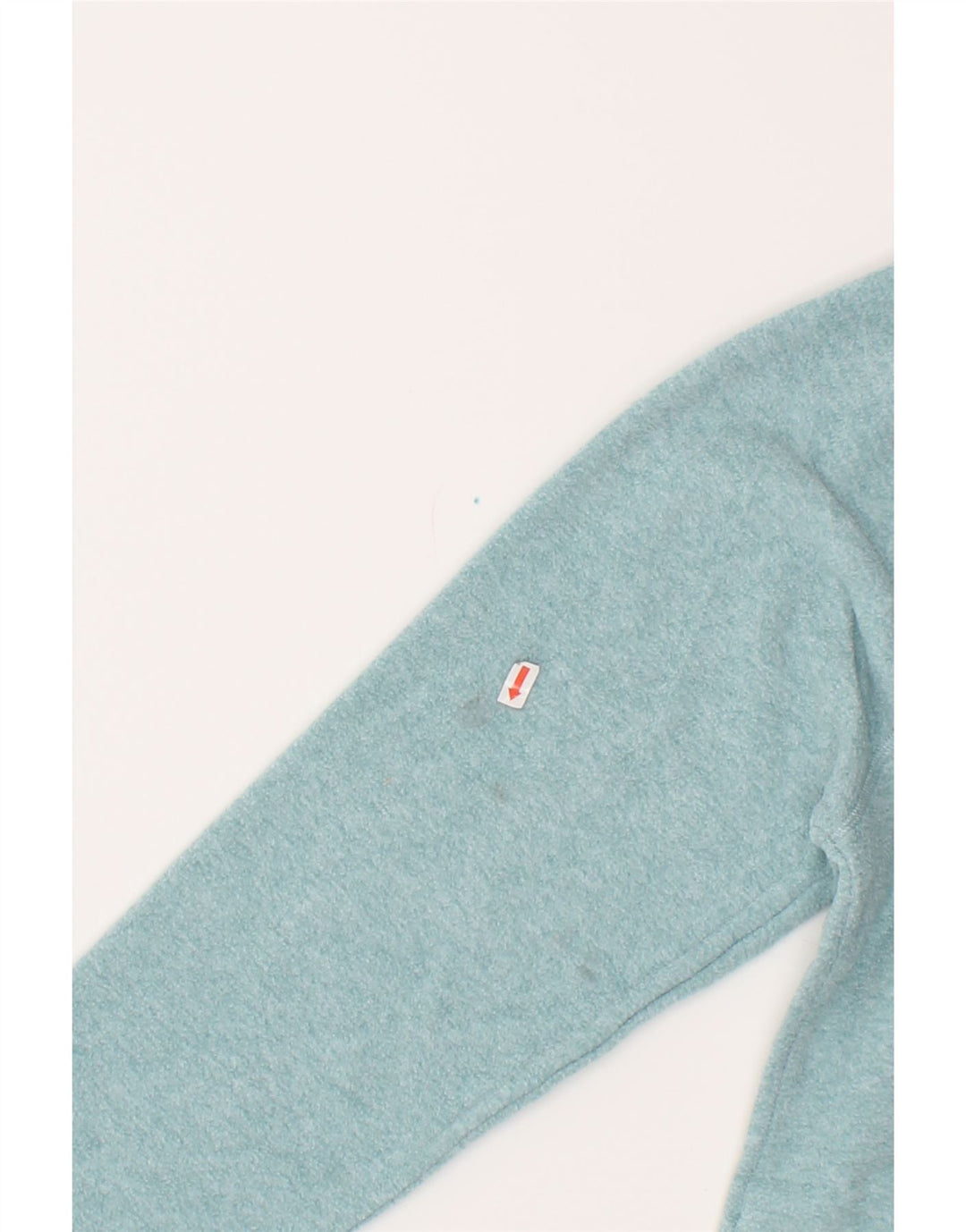 EDDIE BAUER Womens Zip Neck Fleece Jumper UK 16 Large Blue Polyester Vintage Eddie Bauer and Second-Hand Eddie Bauer from Messina Hembry 