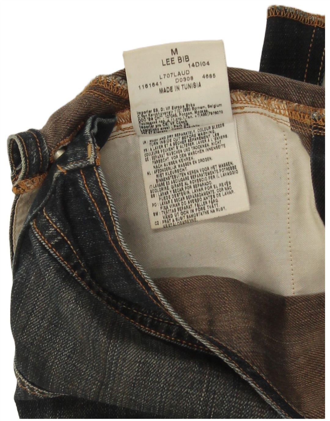 Женский комбинезон Lee, прямые джинсы, средний цвет, L29, синий хлопок