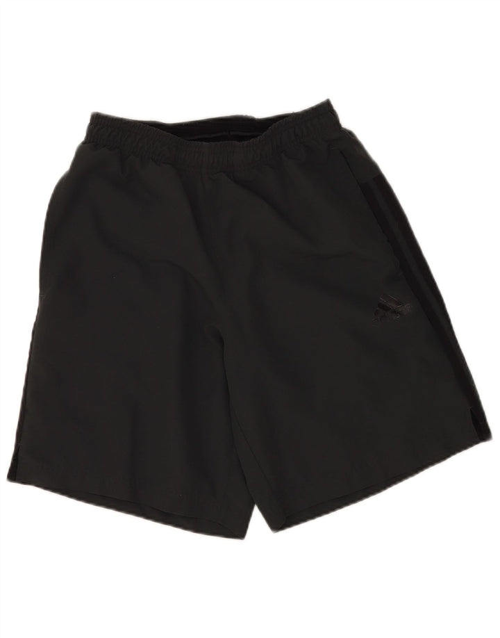 Мужские спортивные шорты Adidas Climalite, маленький серый полиэстер