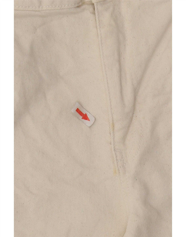 Женские расклешенные джинсы Zara EU 42, большие W32 L31, бежевый хлопок