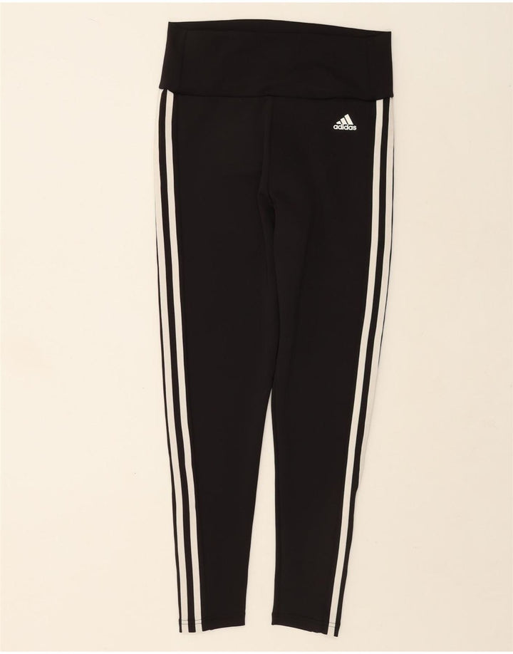 Женские леггинсы Adidas Aeroready UK 12/14, средний черный полиэстер