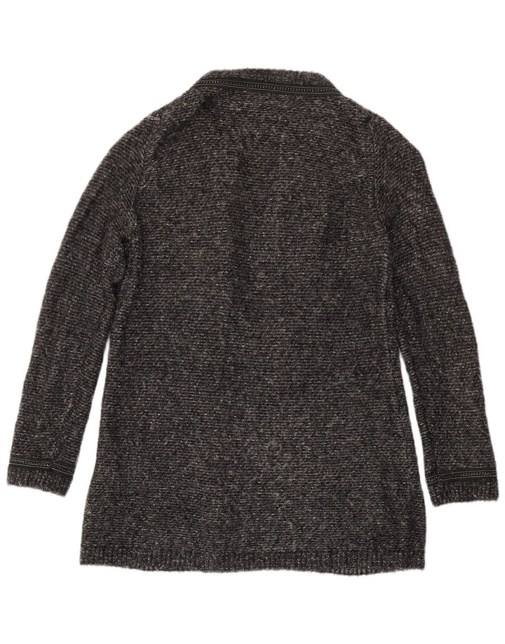Женский удлиненный кардиган Massimo Dutti UK 14, средний серый в крапинку