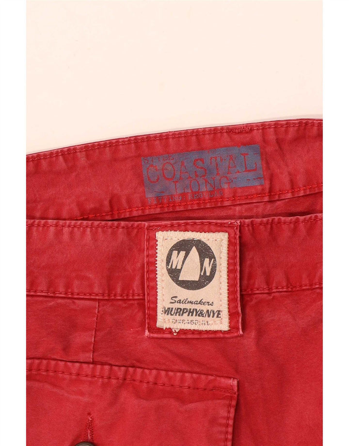 Мужские шорты чинос Murphy & Nye W38 XL красные