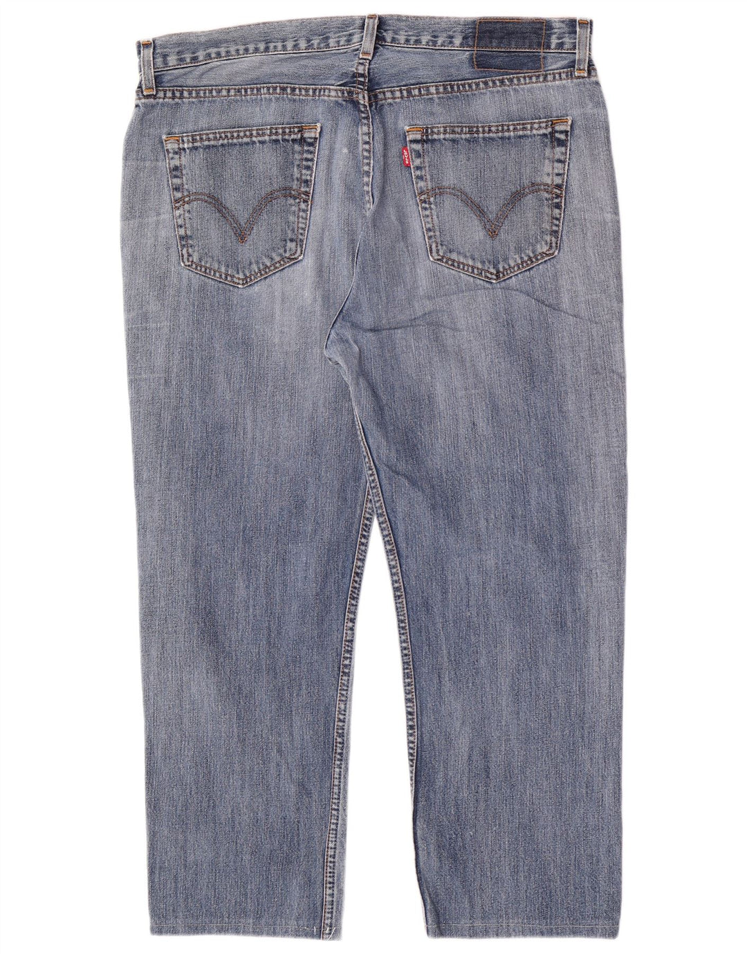 Мужские укороченные прямые джинсы Levi's W38 L26, синие, хлопок