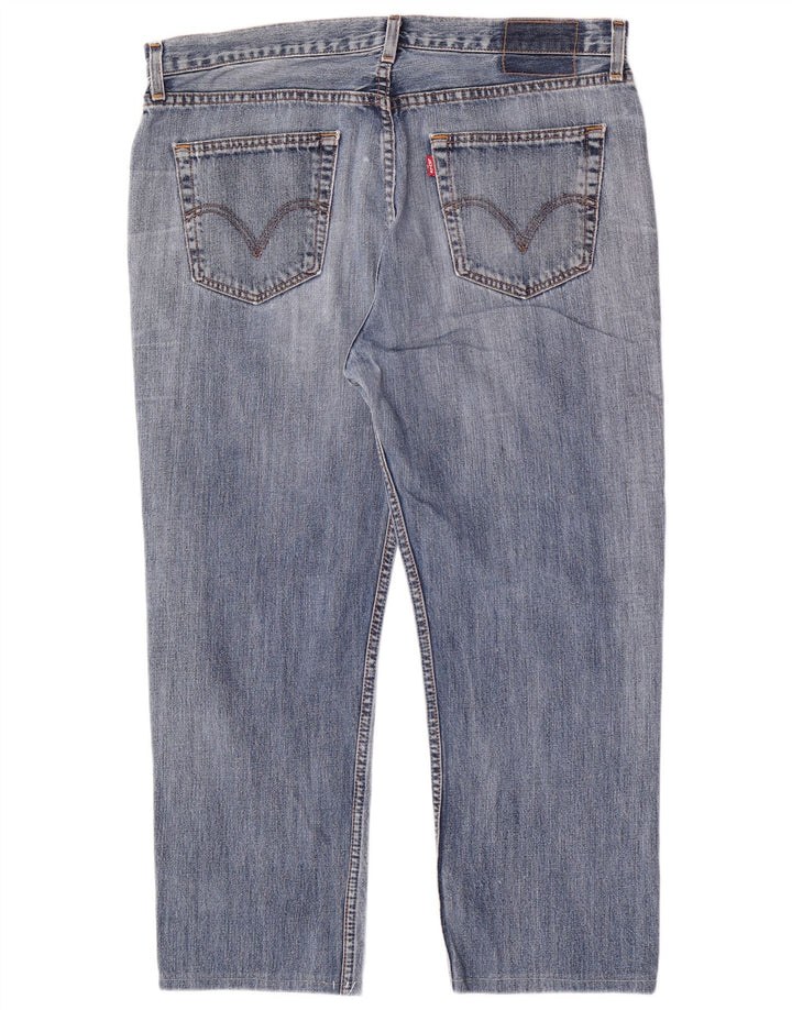 Мужские укороченные прямые джинсы Levi's W38 L26, синие, хлопок