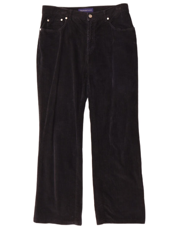 Trussardi Женские повседневные брюки Bootcut W31 L29 Темно-синие хлопковые