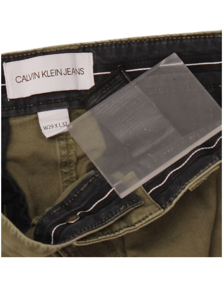 Мужские брюки карго CALVIN KLEIN W29 L29 цвета хаки, хлопок