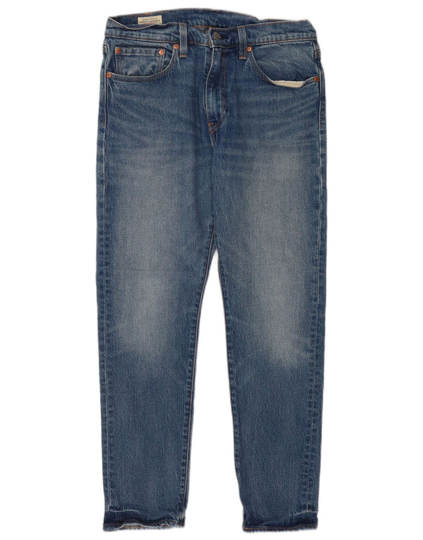 Мужские зауженные зауженные джинсы Levi's 512 W32 L30 синие, хлопок