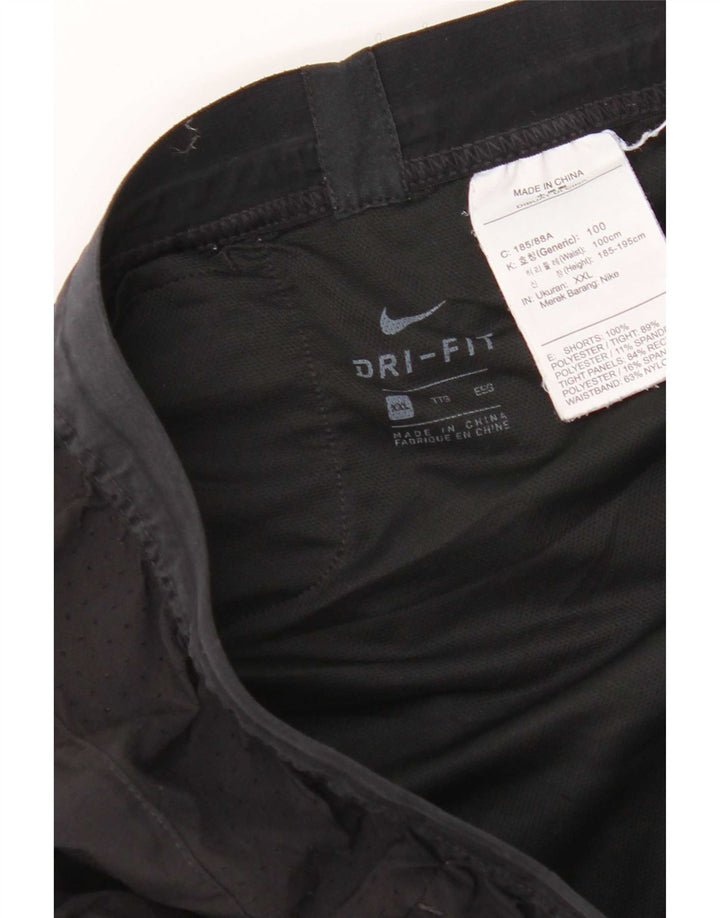 Мужские спортивные шорты Nike Dri Fit 2XL, черный полиэстер