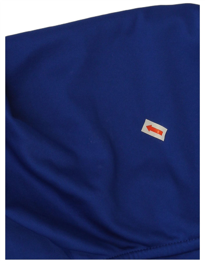 Мужской свитшот на молнии с рисунком Lotto, большой синий полиэстер