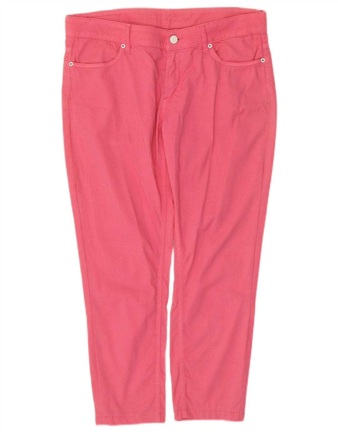 ESCADA Женские узкие укороченные брюки EU 38 Medium W34 L24 Розовый хлопок