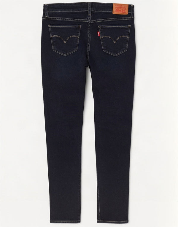 Женские джинсы скинни Levi's 711 W28 L30 Темно-синие, хлопок