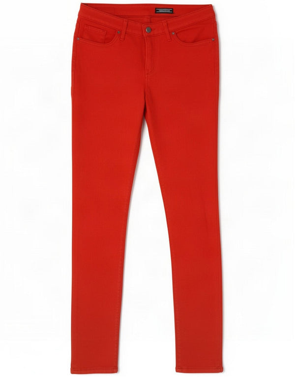 Tommy Hilfiger Женские джинсы скинни W29 L32 Красный хлопок