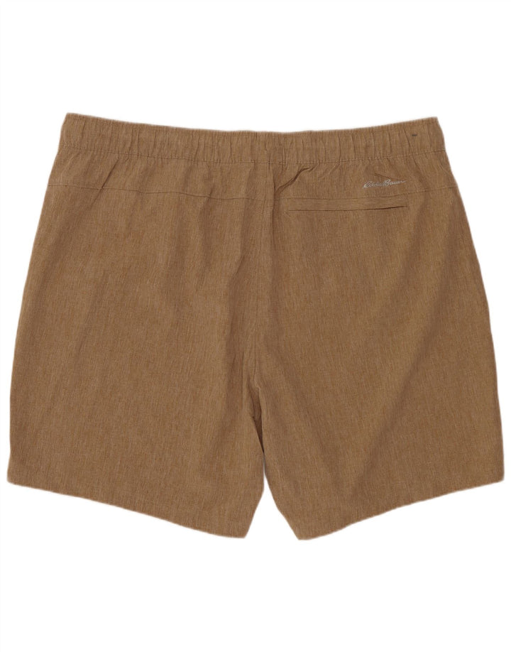 EDDIE BAUER Мужские повседневные шорты 2XL W42 Бежевый полиэстер