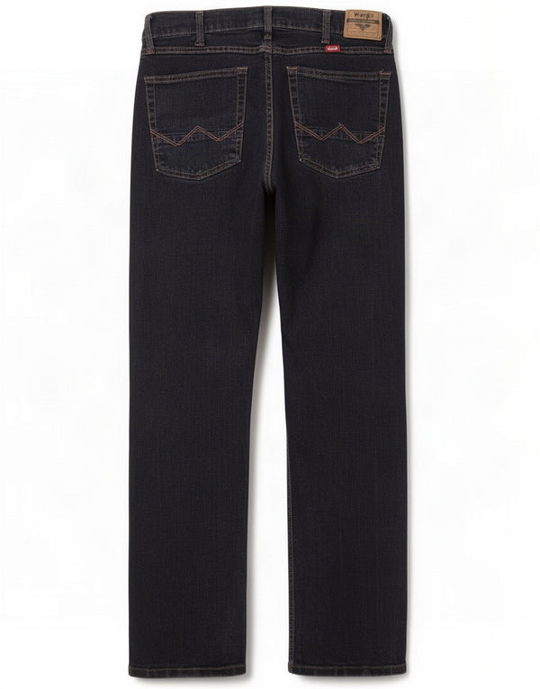 Мужские прямые джинсы Wrangler W34 L30 Темно-синие, хлопок