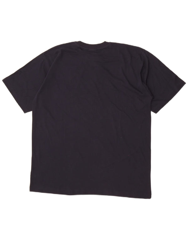 Мужская футболка Reebok XL темно-синяя, хлопок