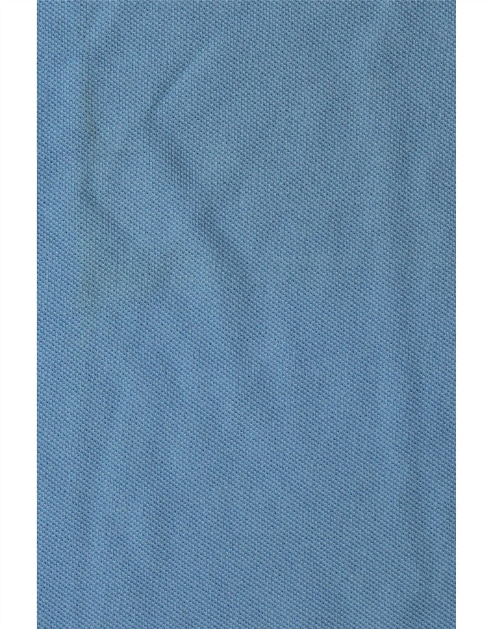 Мужская рубашка поло на заказ POLO RALPH LAUREN, большая синяя хлопковая ткань