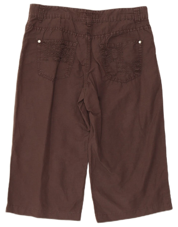 TRUSSARDI Мужские шорты-бермуды W28, маленькие, коричневые, хлопковые